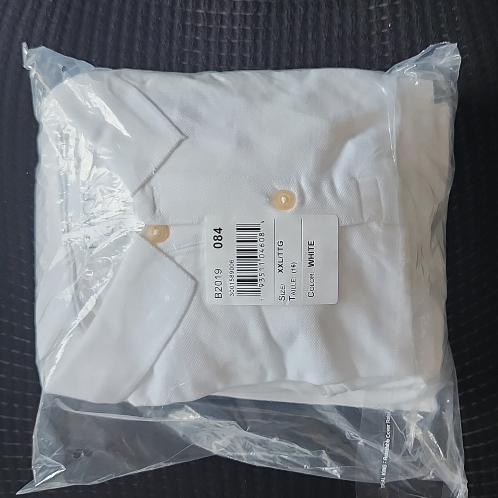 XXL Pack of 5 white children's place shirts